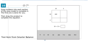 smarter balance test item fourth grade math